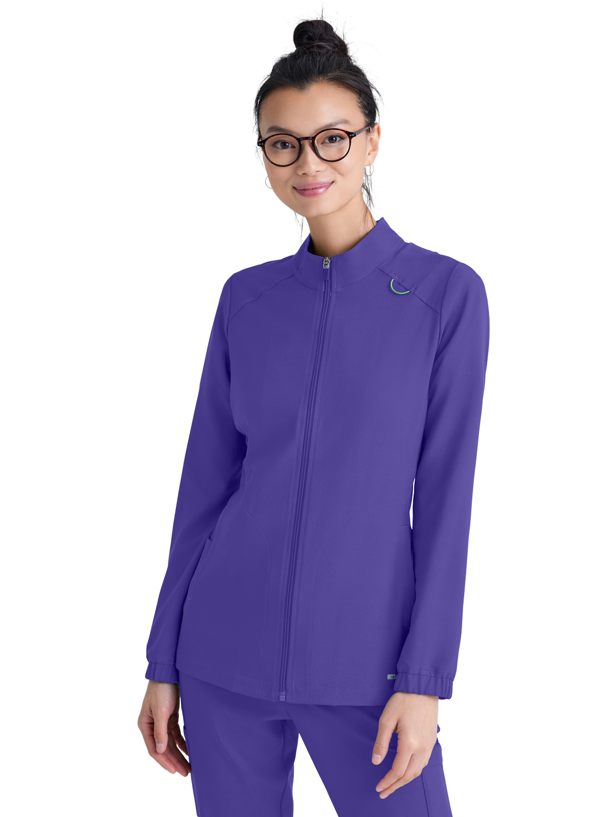 Grey's Anatomy Evolve Stretch - Women's Three-Pocket Virtue Warm-Up Scrub Jacket 24