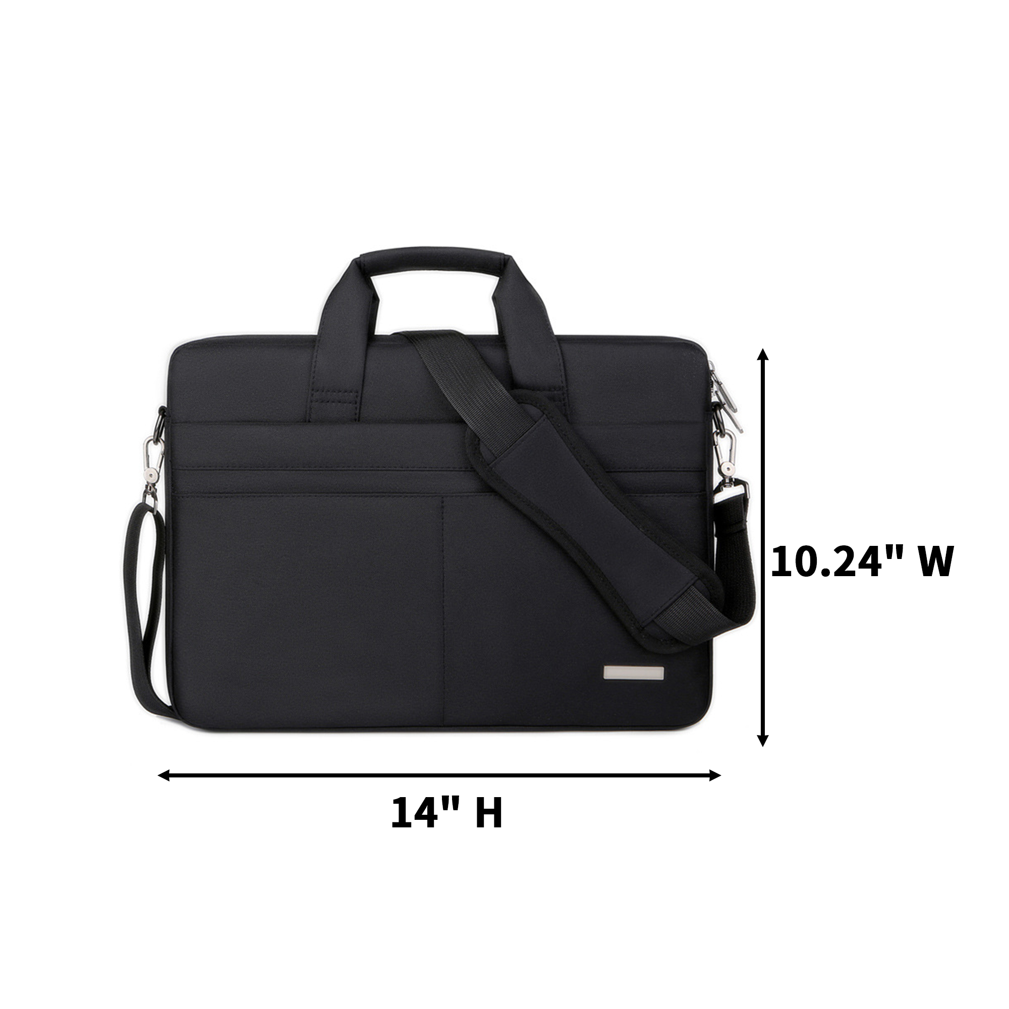 Oxford Laptop Sleeve With Handle And Shoulder Strap 14" Height X 10.24" Width 3