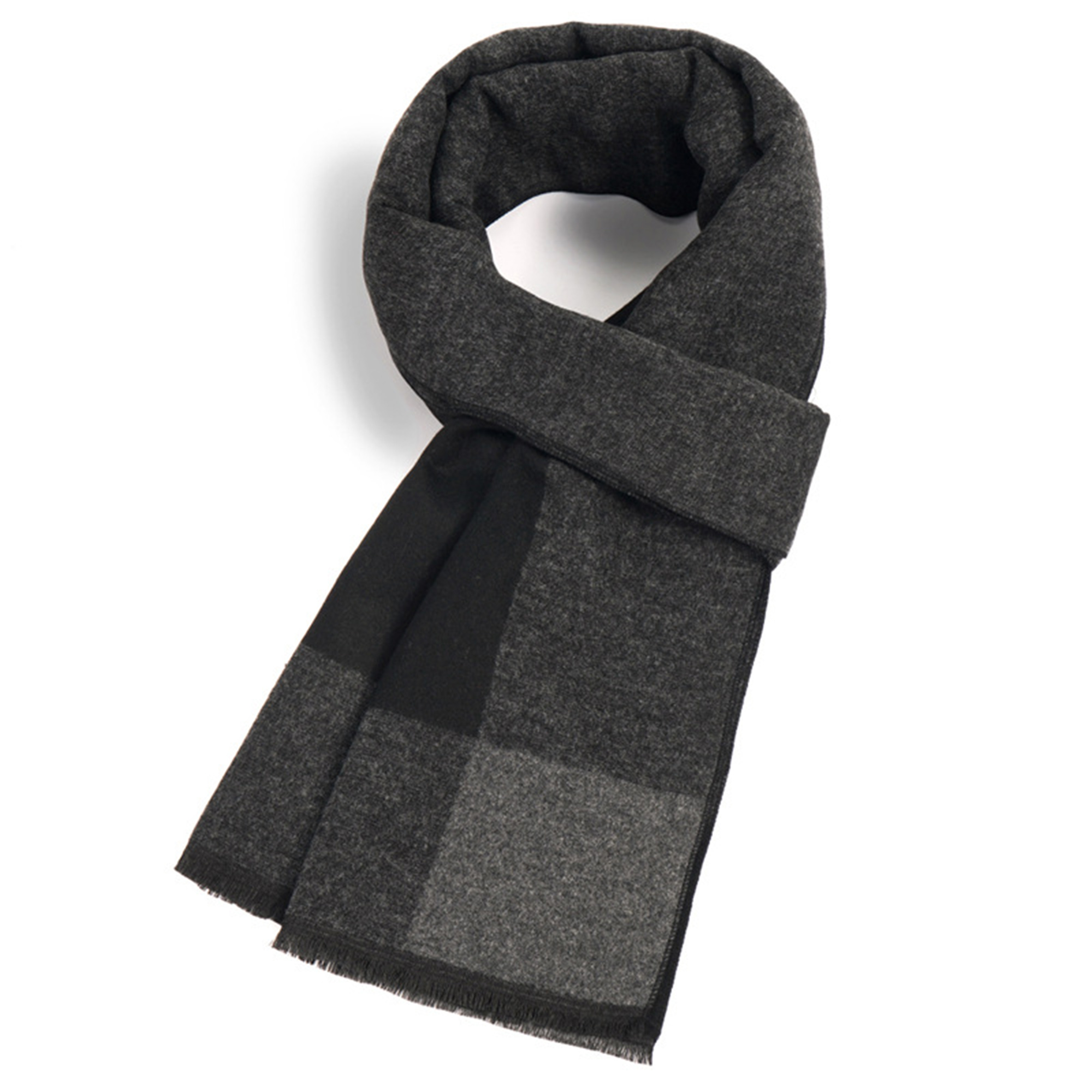 Winter Plaid Faux Cashmere Scarf Shawl 8