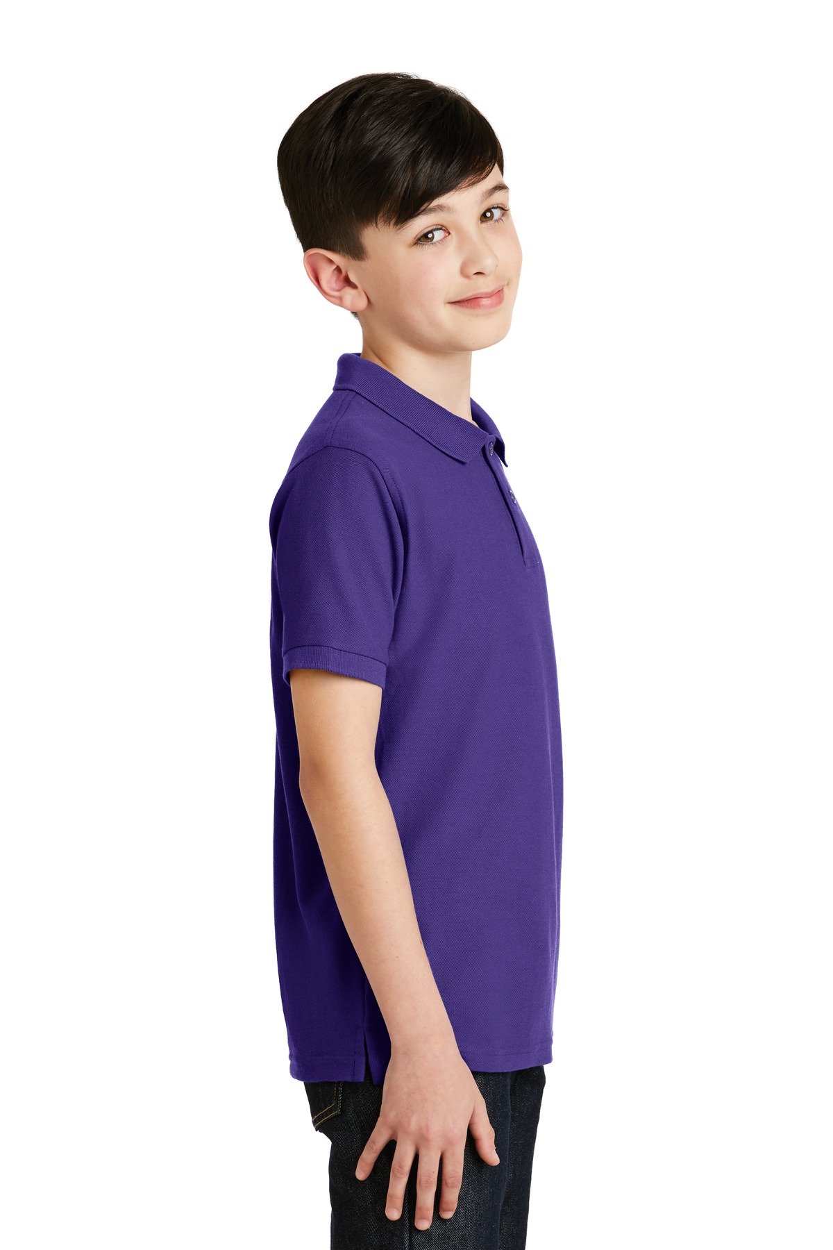 Port Authority® Youth Silk Touch Polo 5