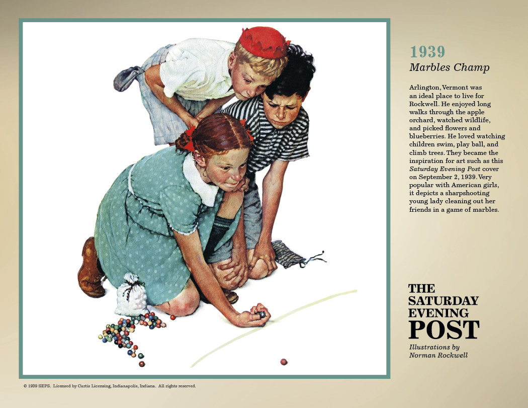 Triumph® Calendars The Saturday Evening Post Illustrations by Norman Rockwell Calendar 12
