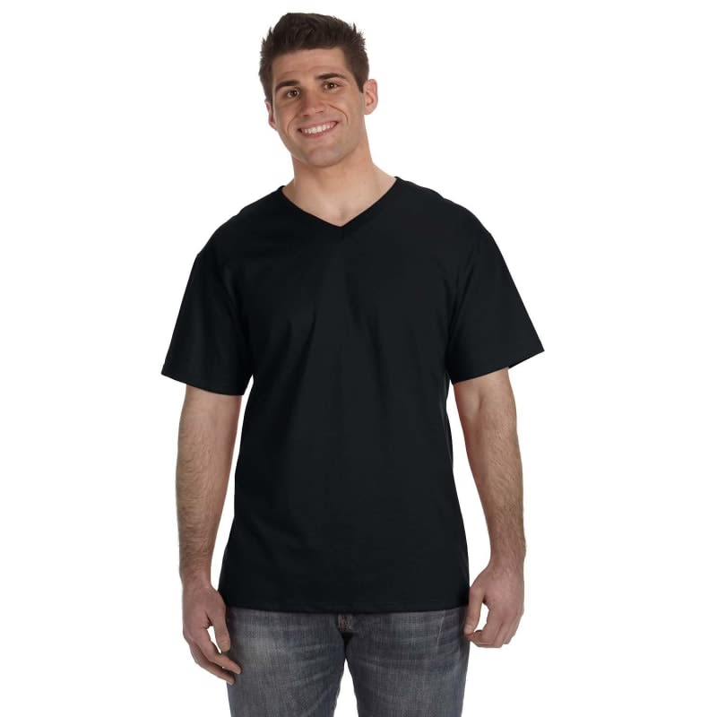 Fruit Of The Loom Mens 5 Oz., 100% Heavy Cotton HD® V-Neck T 2