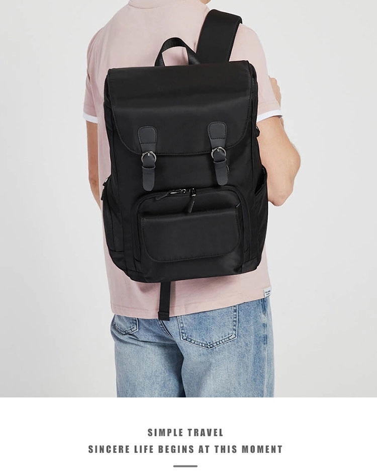 Custom Men's Sports Waterproof Laptop Bags with USB Port 6