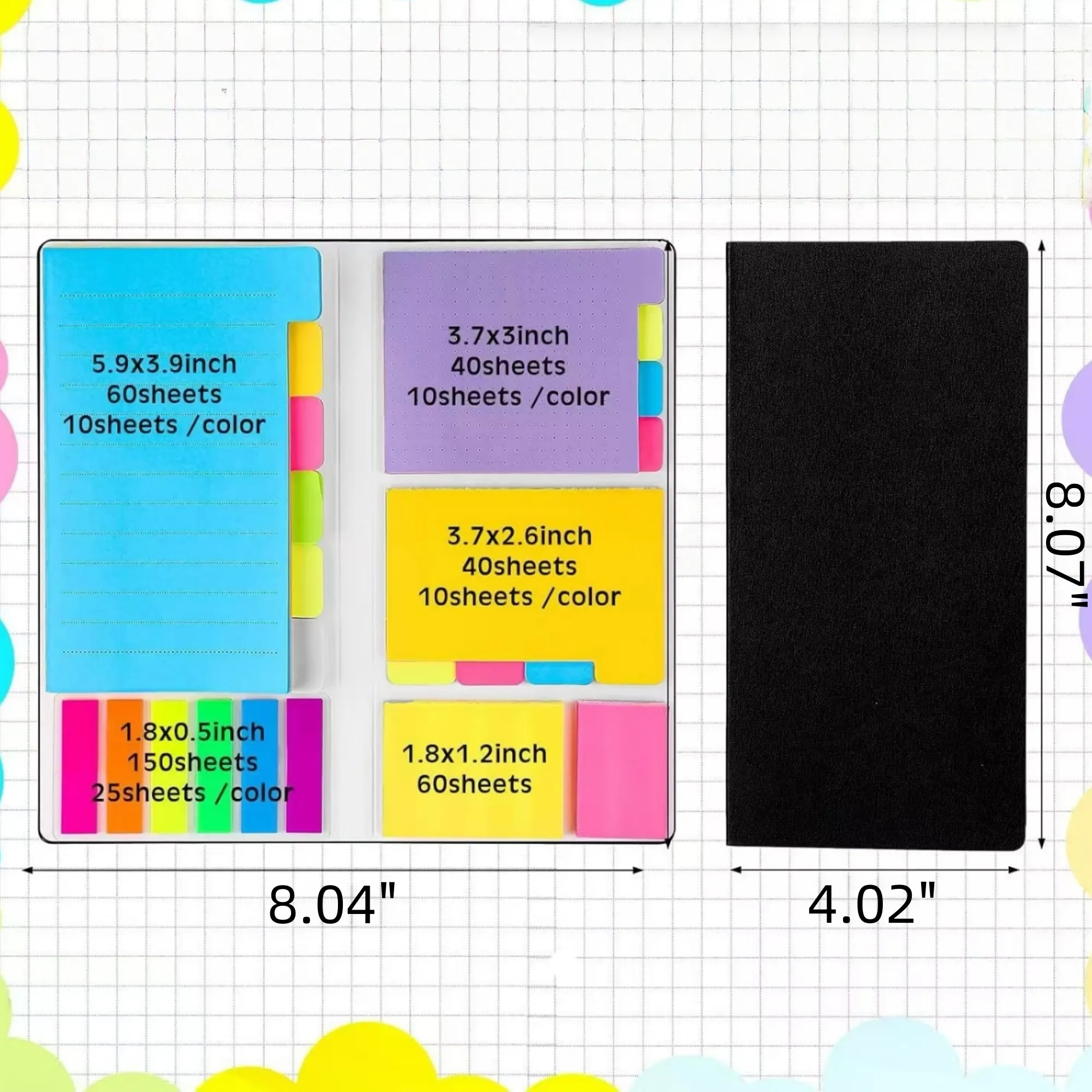 Sticky Notes Flags Notebook Memo Book 2