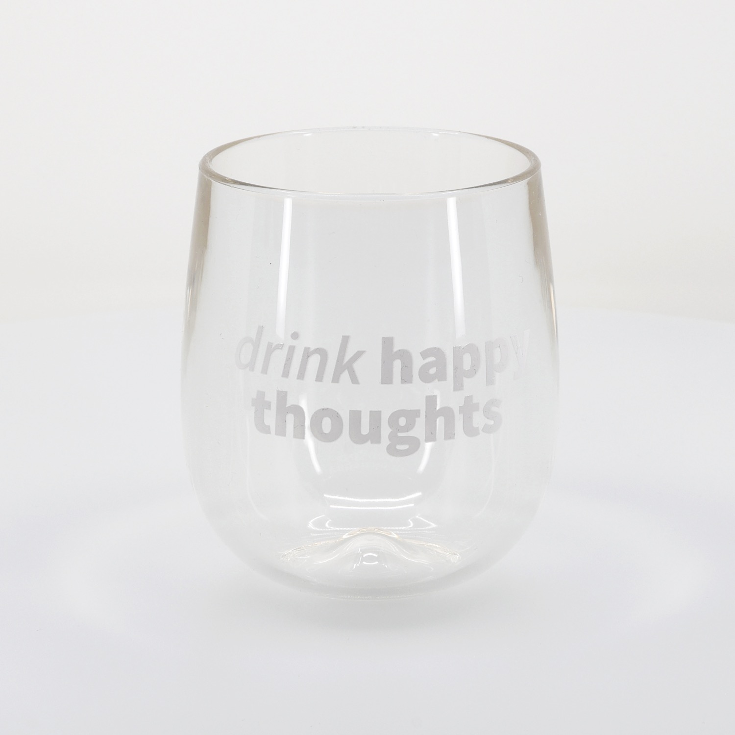 Silipint® Clear Stemless Wine Glass - 12 oz. 48