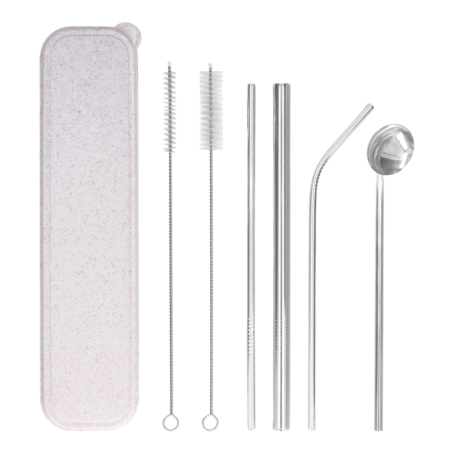 Stainless Steel Straw Set 4