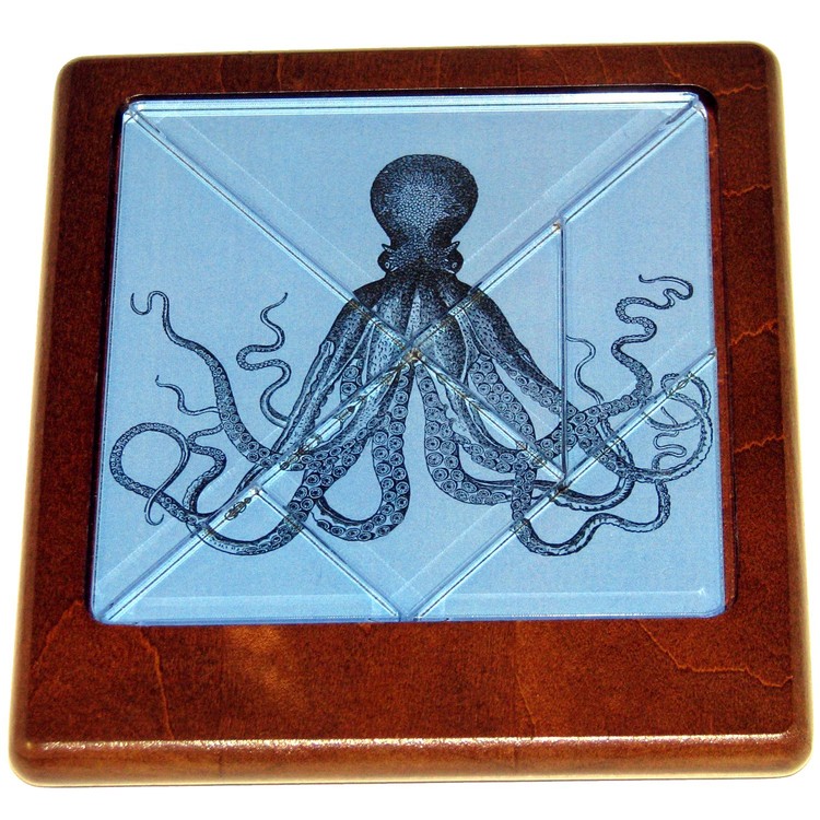 Wood Jigsaw Puzzle - 7 piece square 24