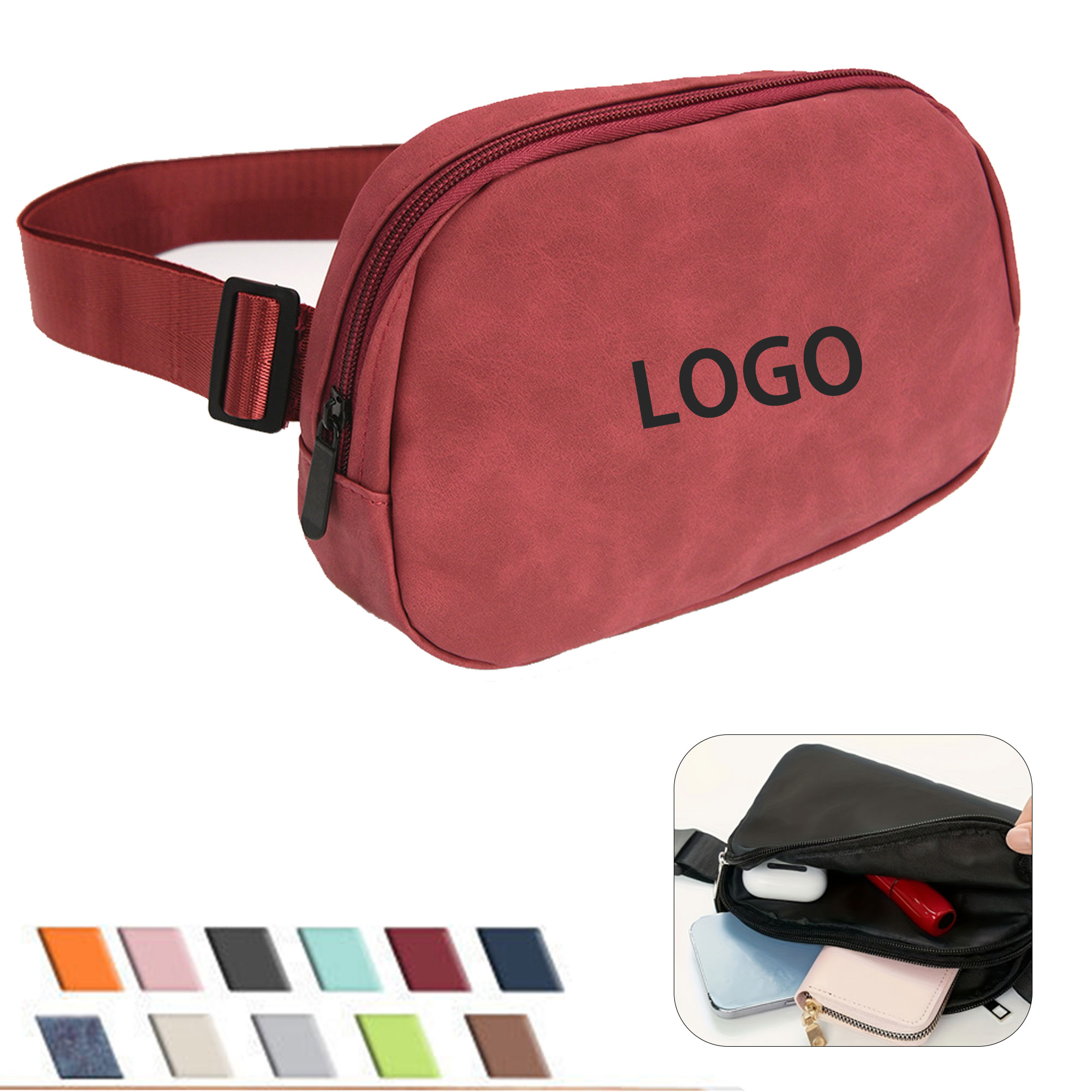 Customized Waterproof Polyester Crossbody Bag 2