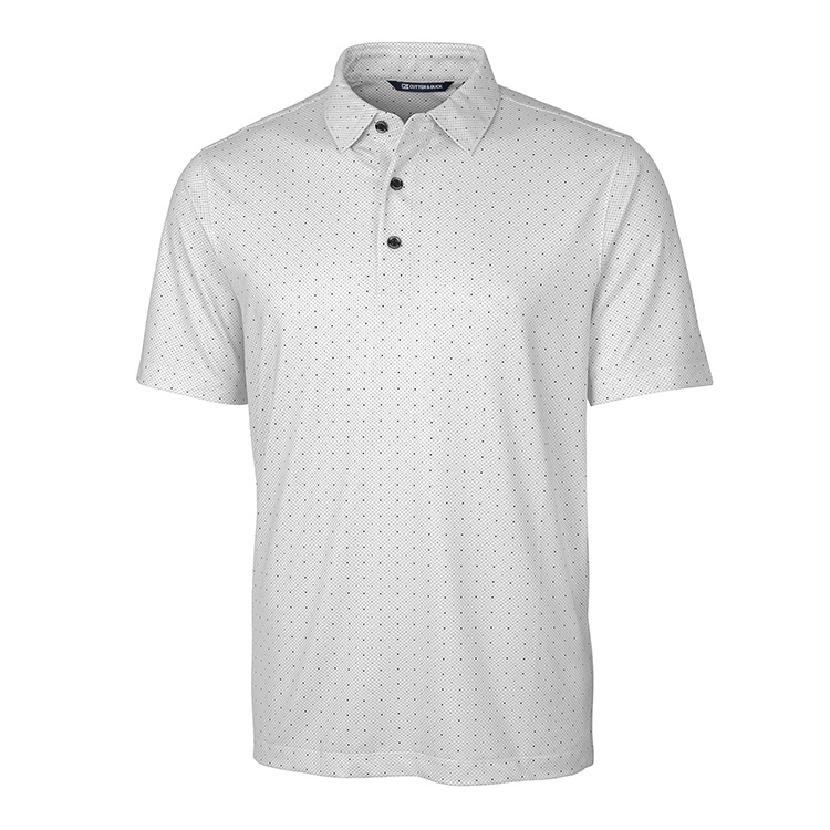 Cutter and Buck Men's Pike Polo Double Dot Print 2