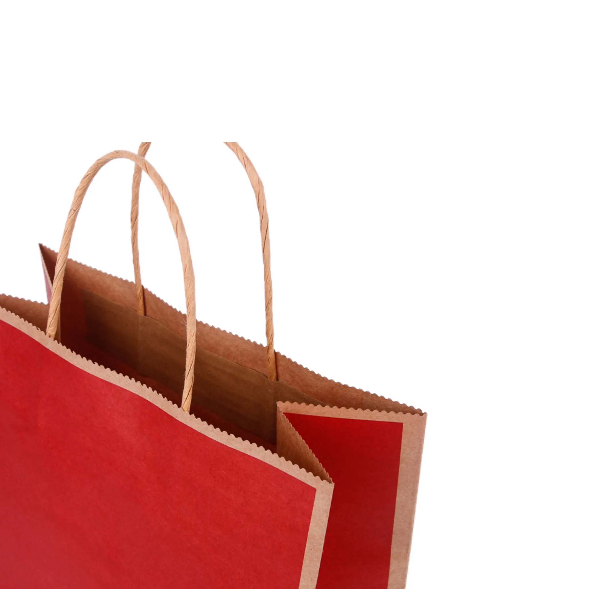Custom Natural Kraft Paper Shopper Bag 7