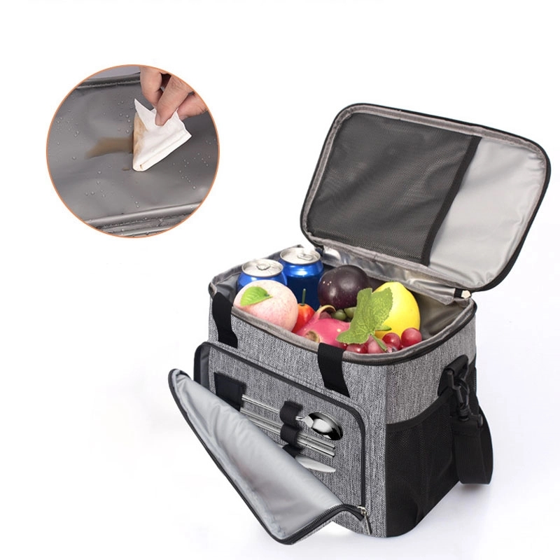 Custom 15L Insulated Lunch Bag Soft Cooler cooling 2