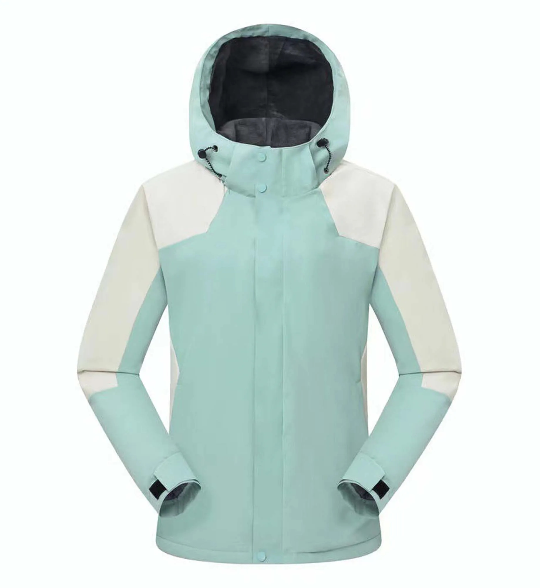 Hooded Windbreaker Flecee Lined Jacket 13