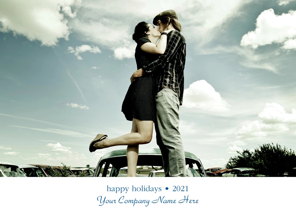 Stylish Font Photo Card 2