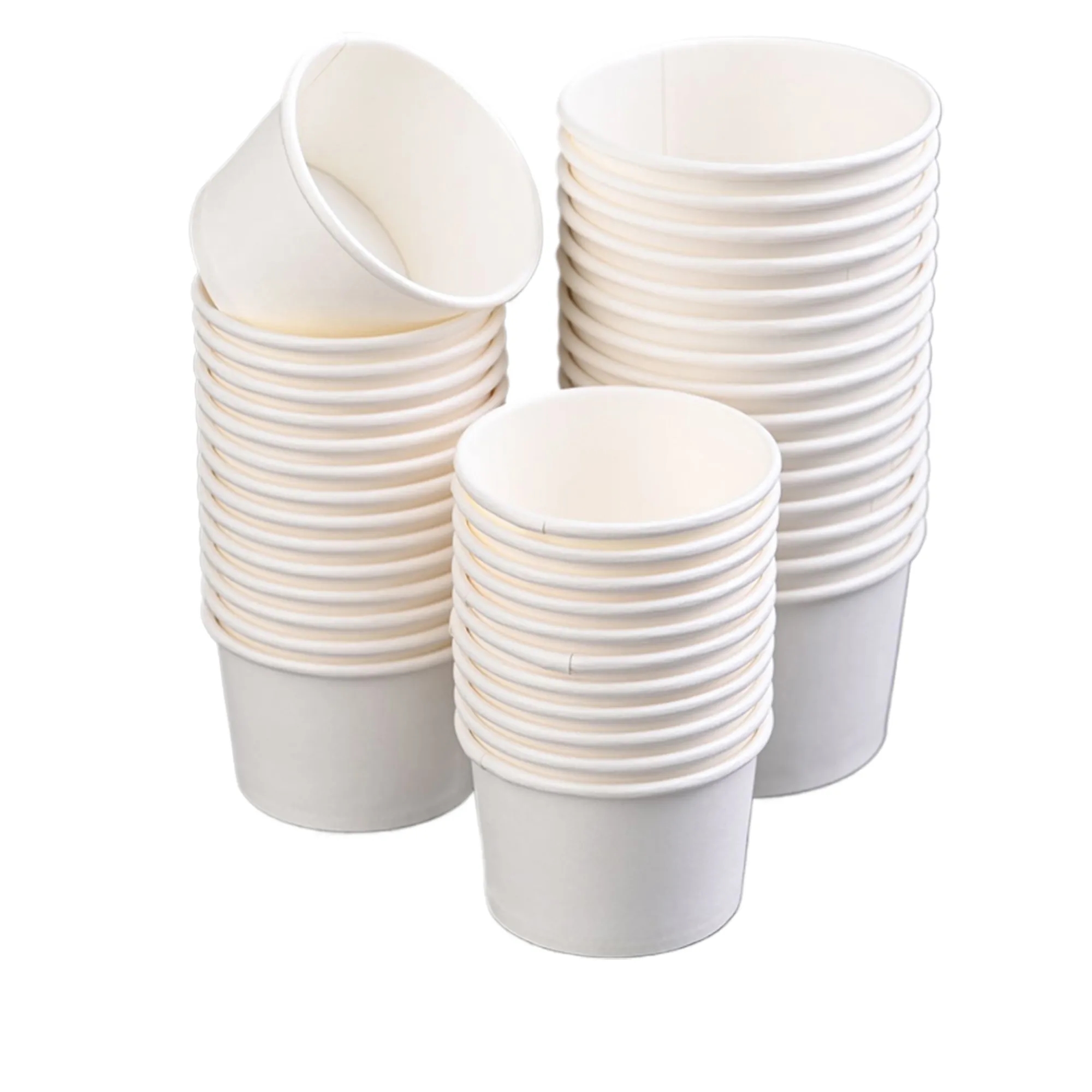 MOQ5000 Ice Cream Bowl Disposable Yogurt Paper Cup 2
