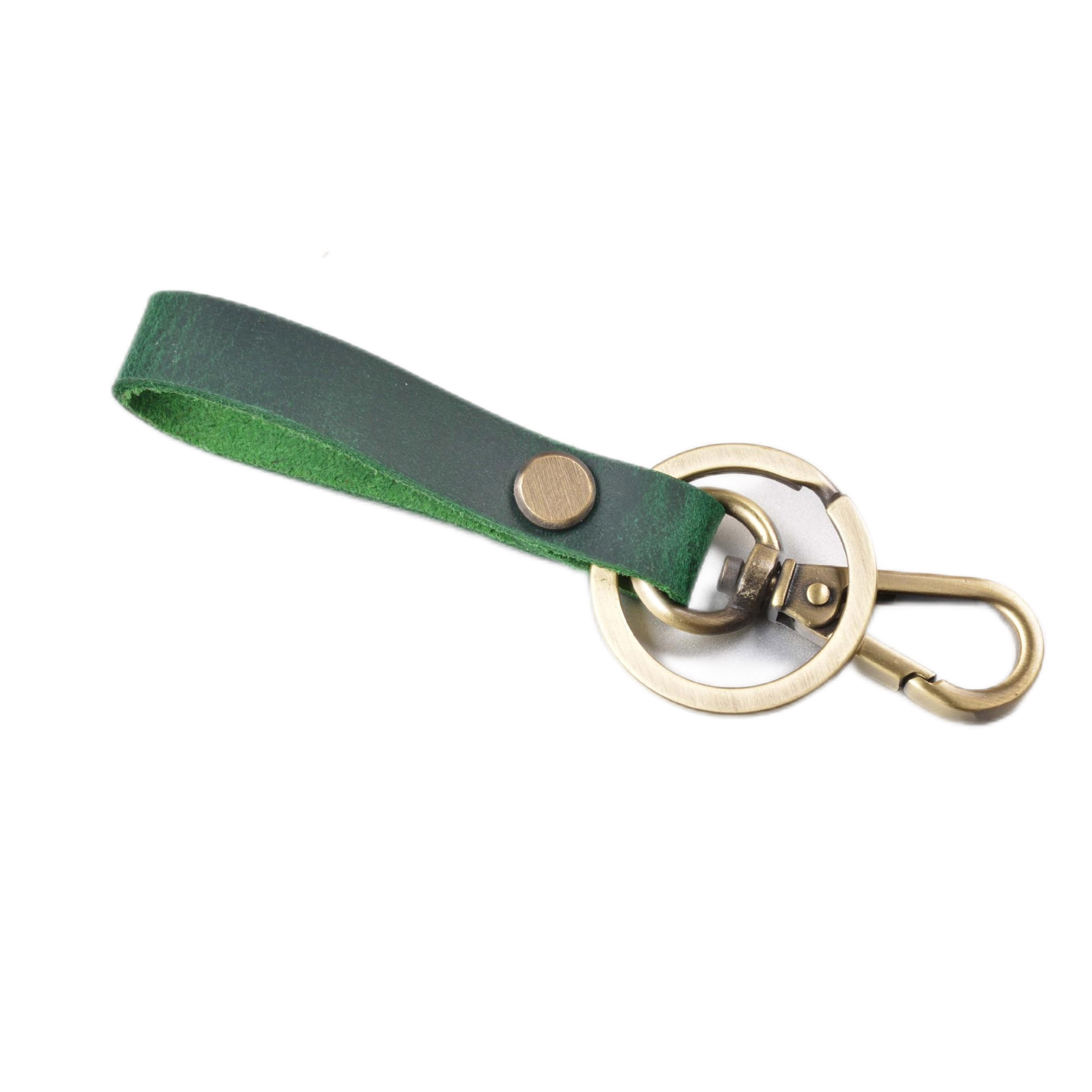 Custom Genuine Leather Car Key Chains 7