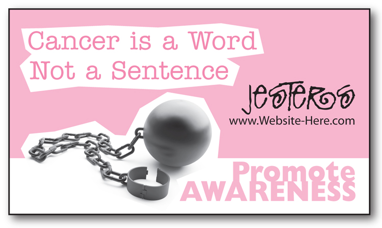 Awareness Business Card Magnet - 3.5x2 (Square Corners) - 25 mil. 1