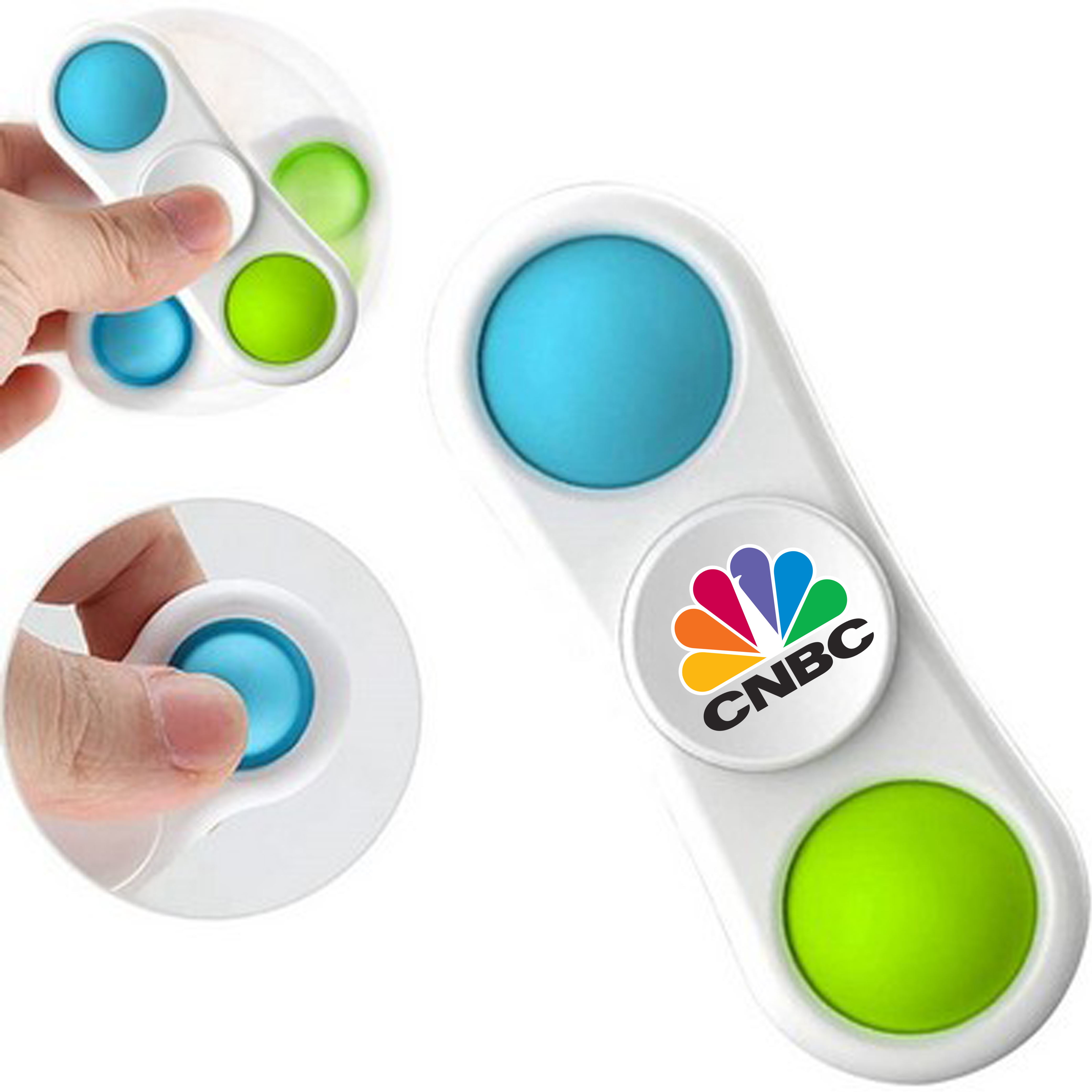 2 Bubbles Pop-it Fidget Spinner 3