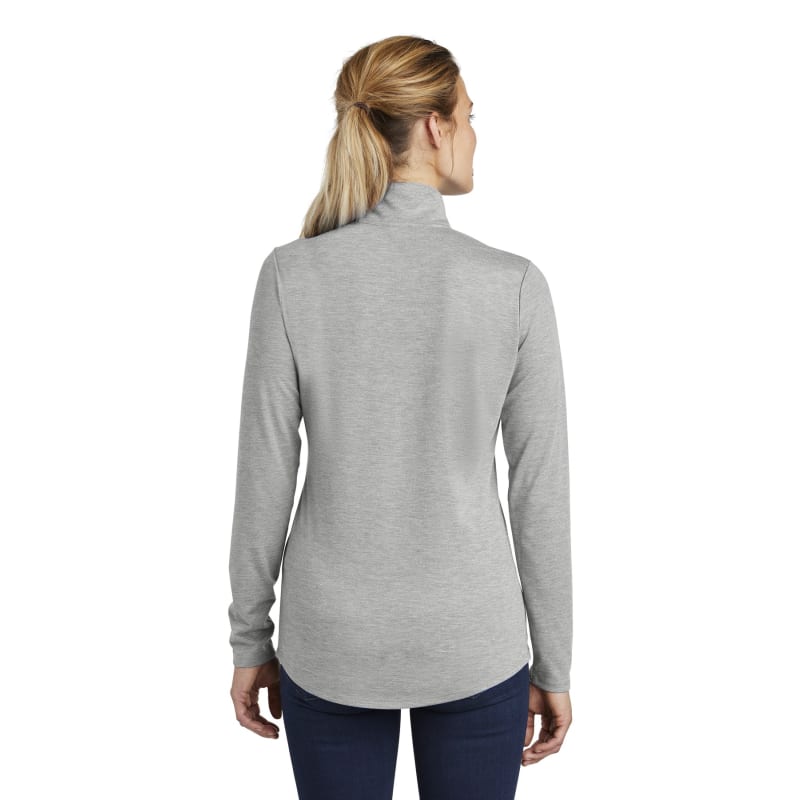 Sport-Tek Women's PosiCharge Tri-Blend Wicking 1/4-Zip Pullover. 40