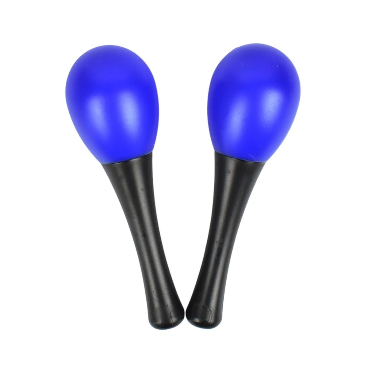 1.5" x 4.93" Plastic Maraca with Black Handle, Customizable for Branding 6