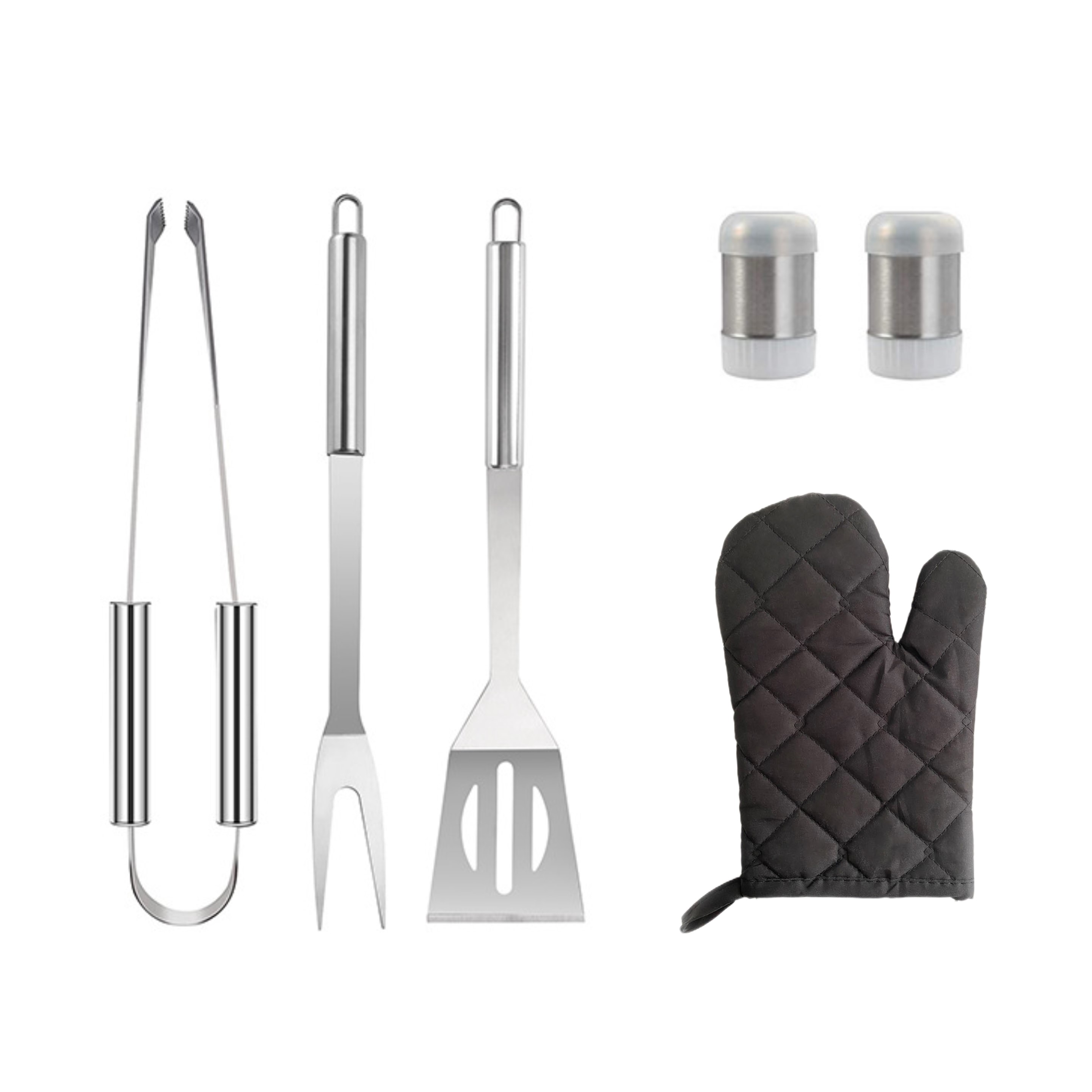 6-Piece BBQ Tool Set with Apron - OCEAN 4