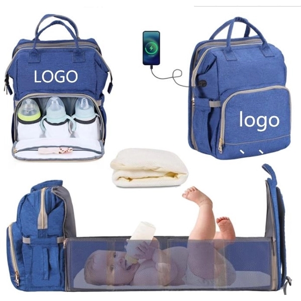 Backpack Diaper Bag with Changing Station 3