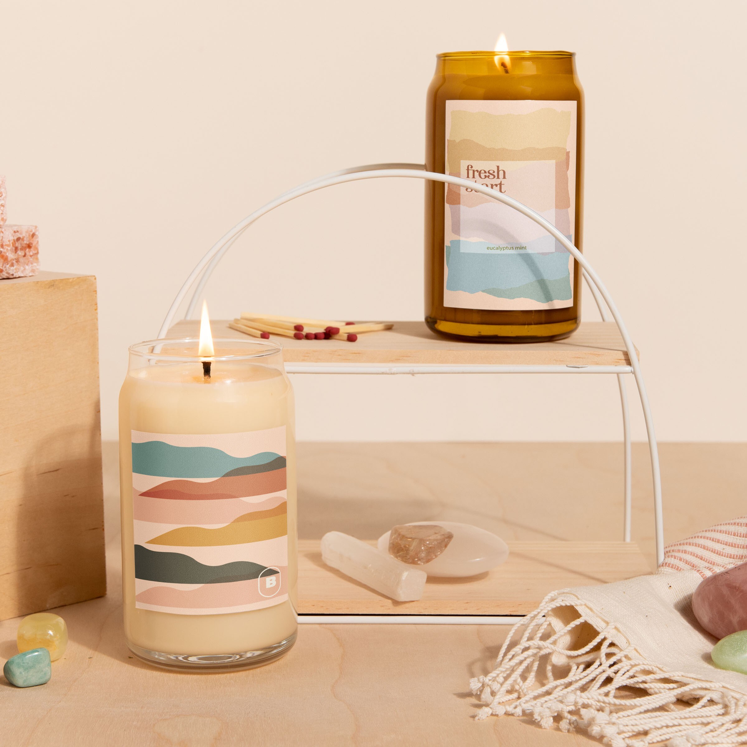 CAN GLASS CANDLE - LABEL 2
