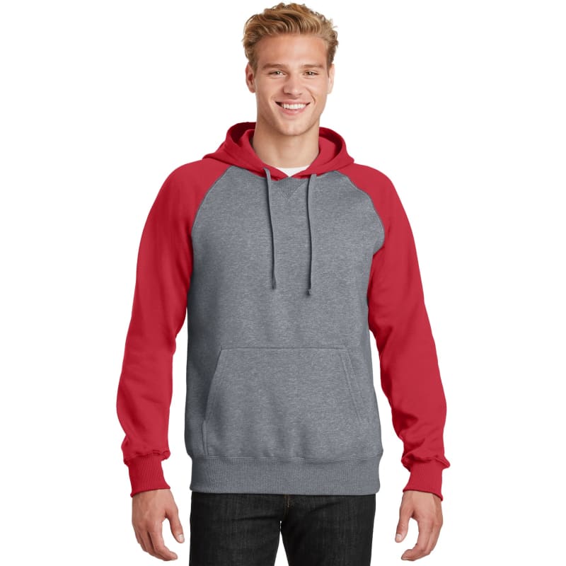 Sport-Tek Raglan Colorblock Pullover Hooded Sweatshirt., custom hoodie or sweatshirt with logo imprint 21