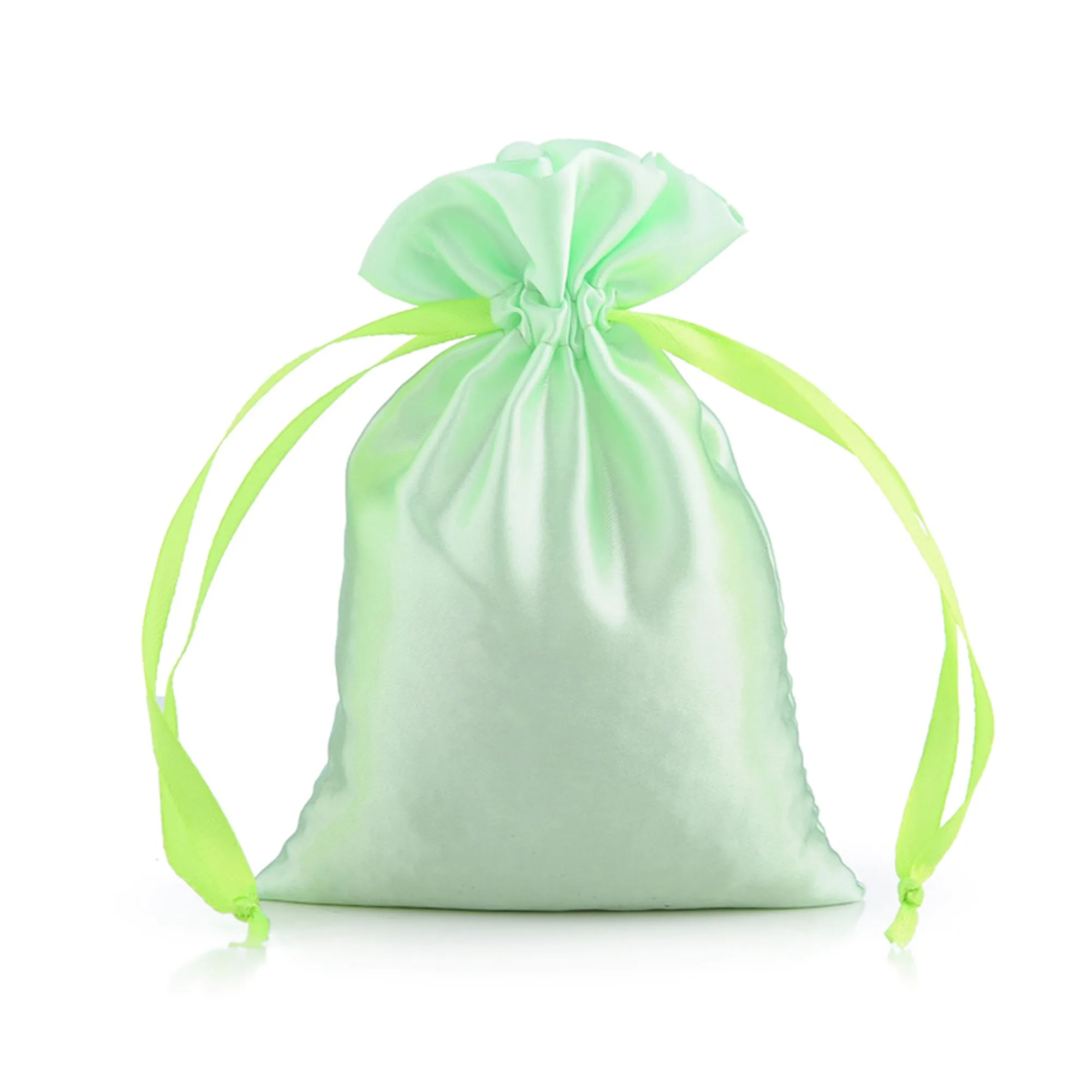 4" x 6" Satin Drawstring Jewelry Pouch 14