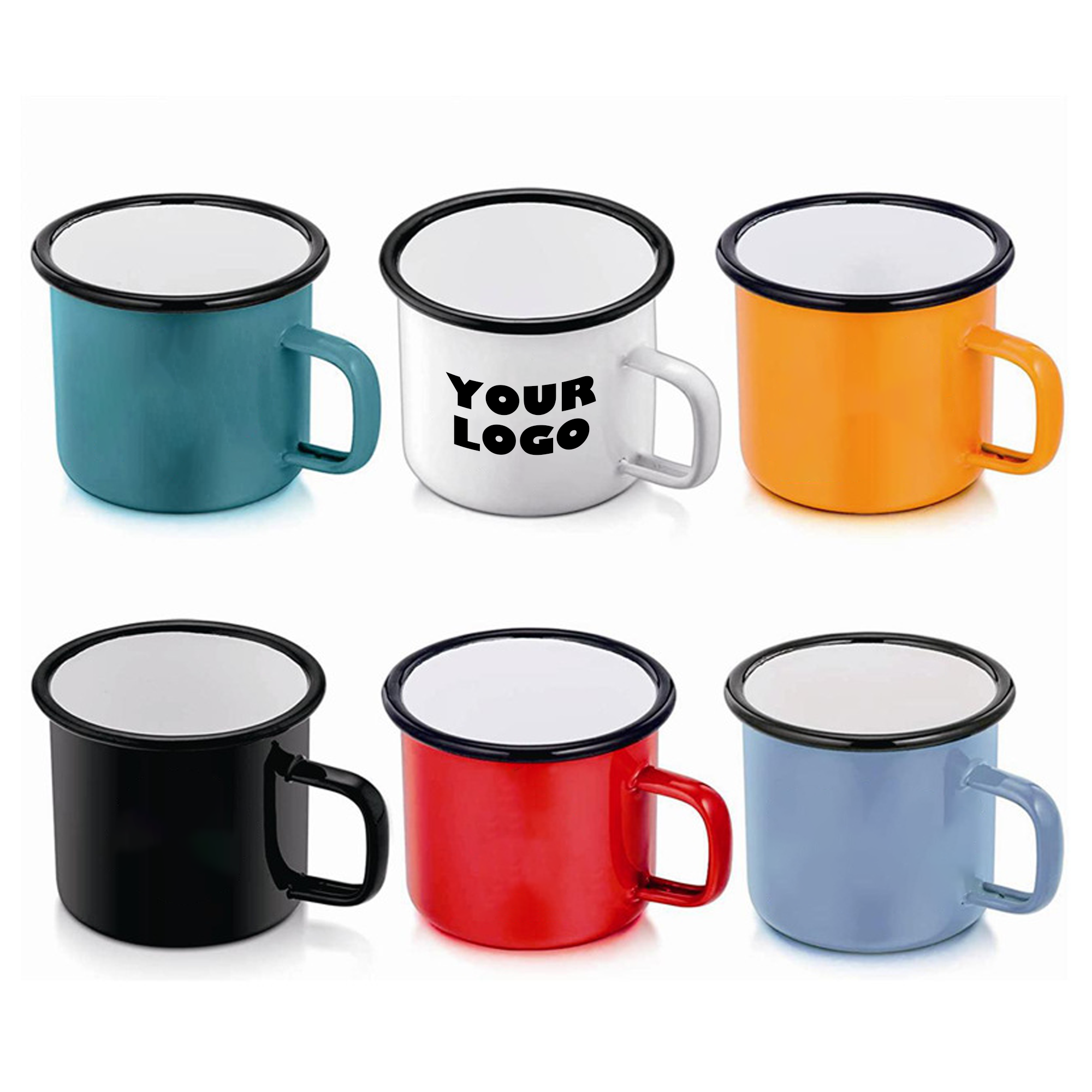 12oz Enamel Coffee Cup 3