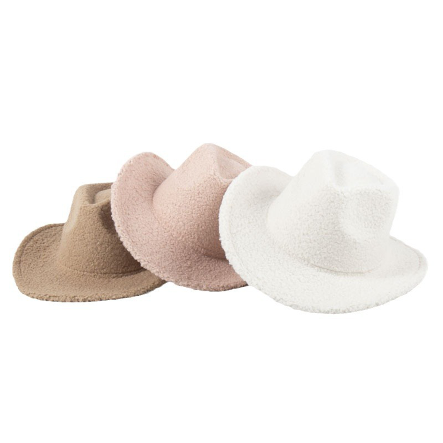 Classic Outdoor Lambhair Western Cowboy Cowgirl Hats 3