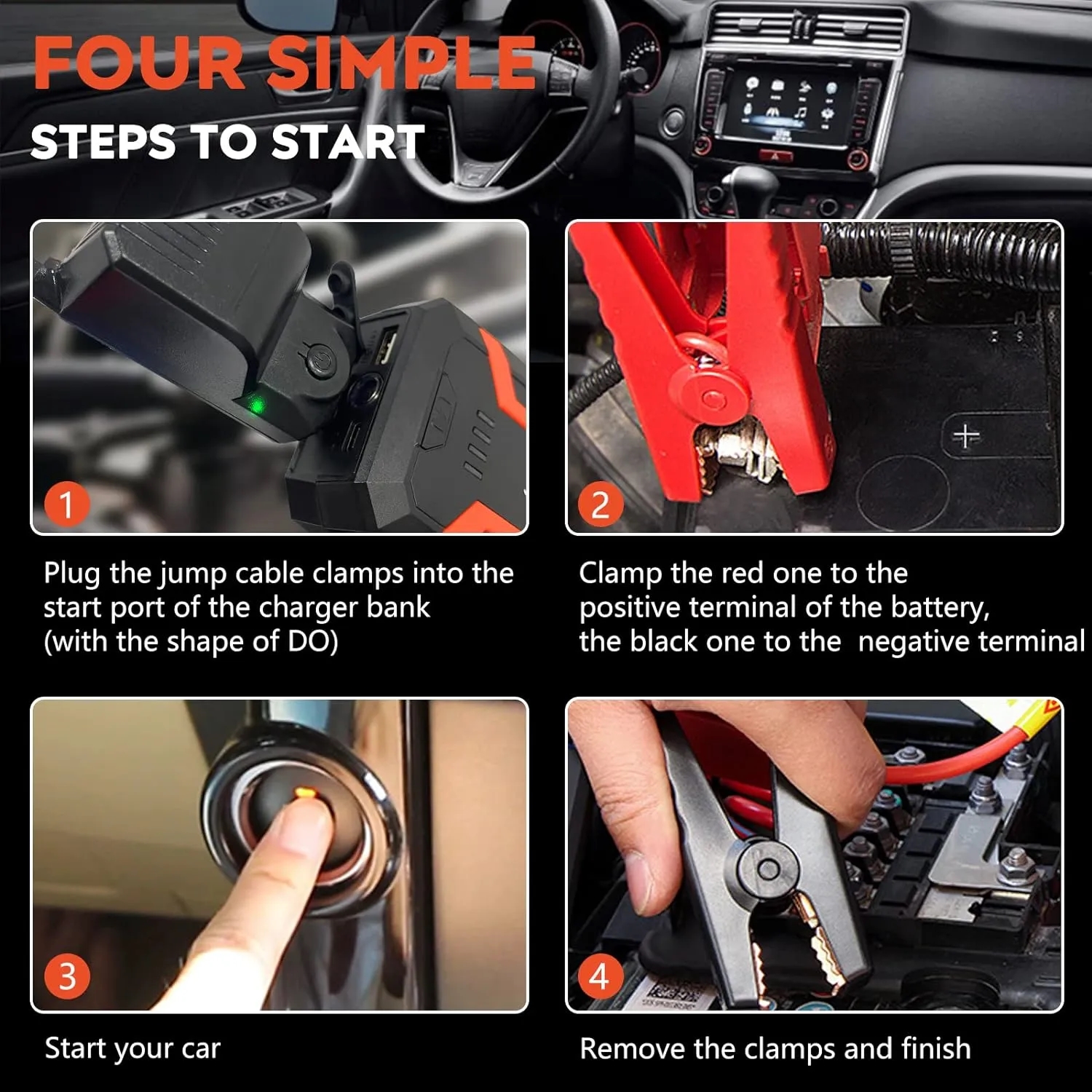 Hot Selling Multi-Function Car Emergency Booster Battery 3