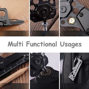 Versatile Multi Screwdriver With Carabiner And Knife 19
