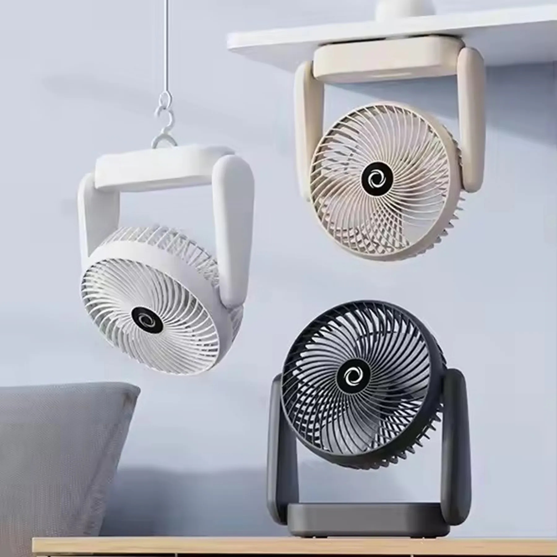 USB Desktop Fan with Night Light 5