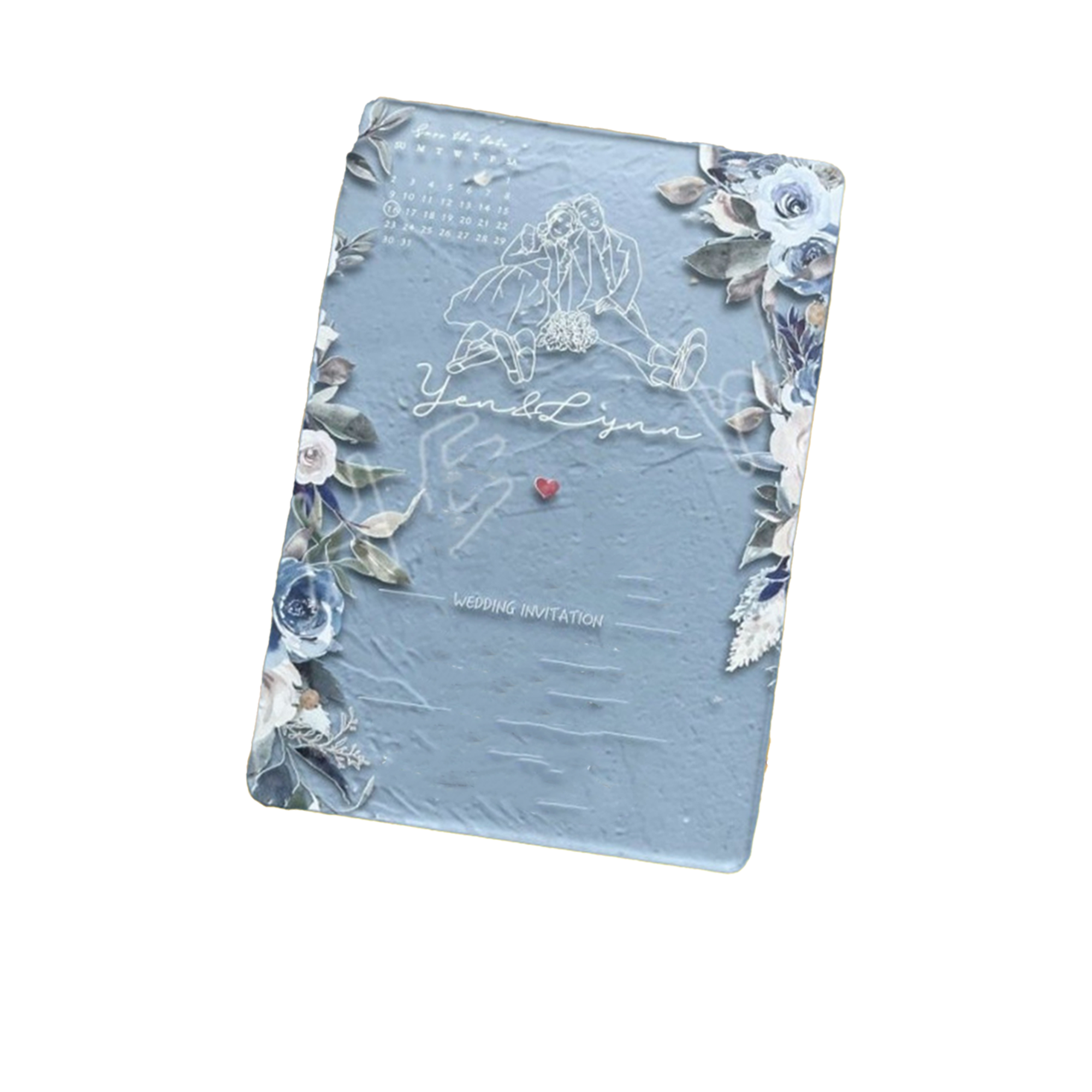 4" x 6" Transparent Acrylic Invitation Cards 1