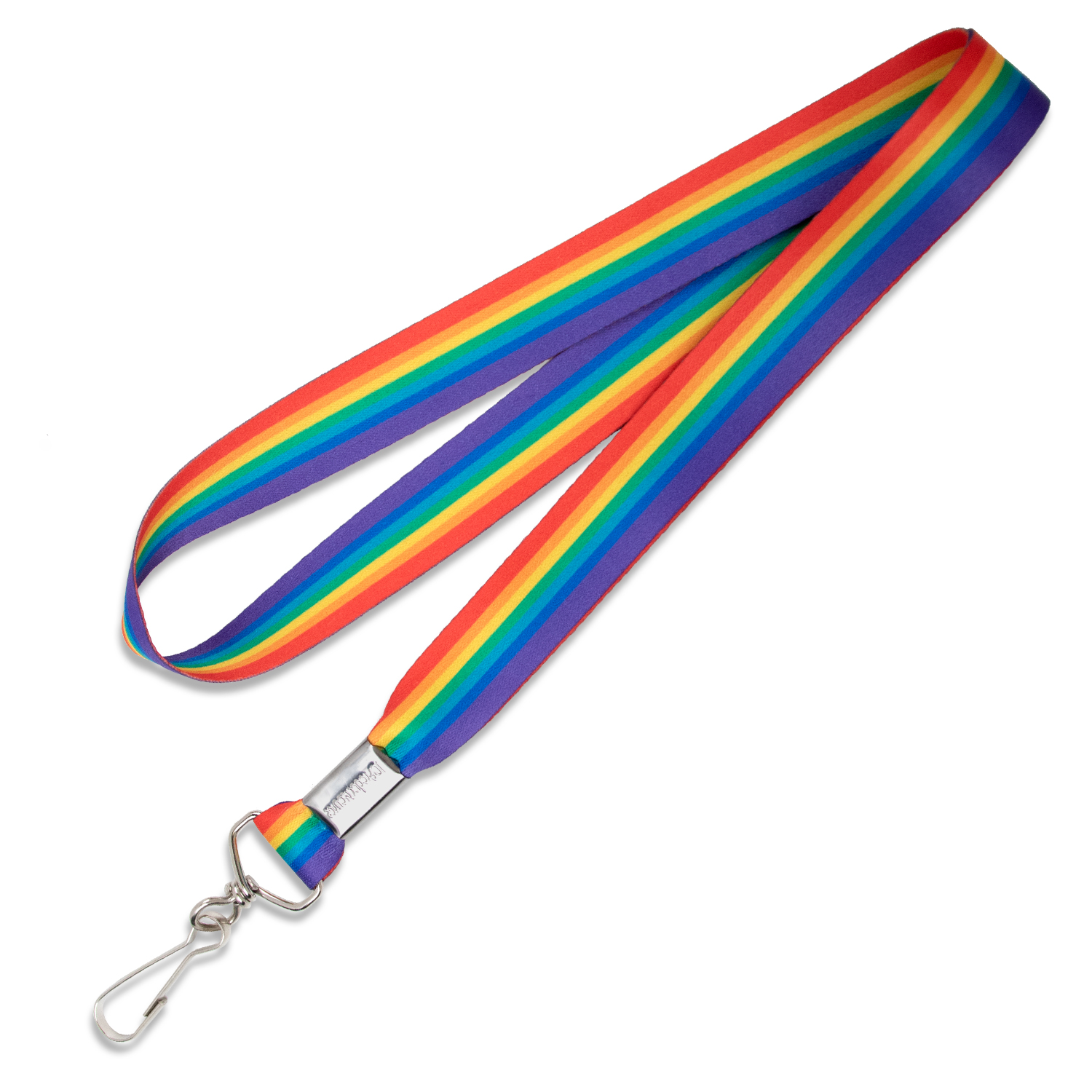 3/4" Pre-designed Rainbow Sublimated Lanyard 2