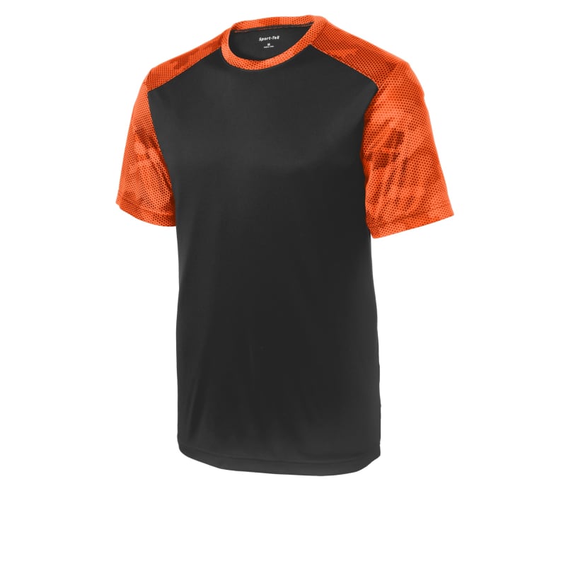 Sport-Tek CamoHex Colorblock Tee. 15