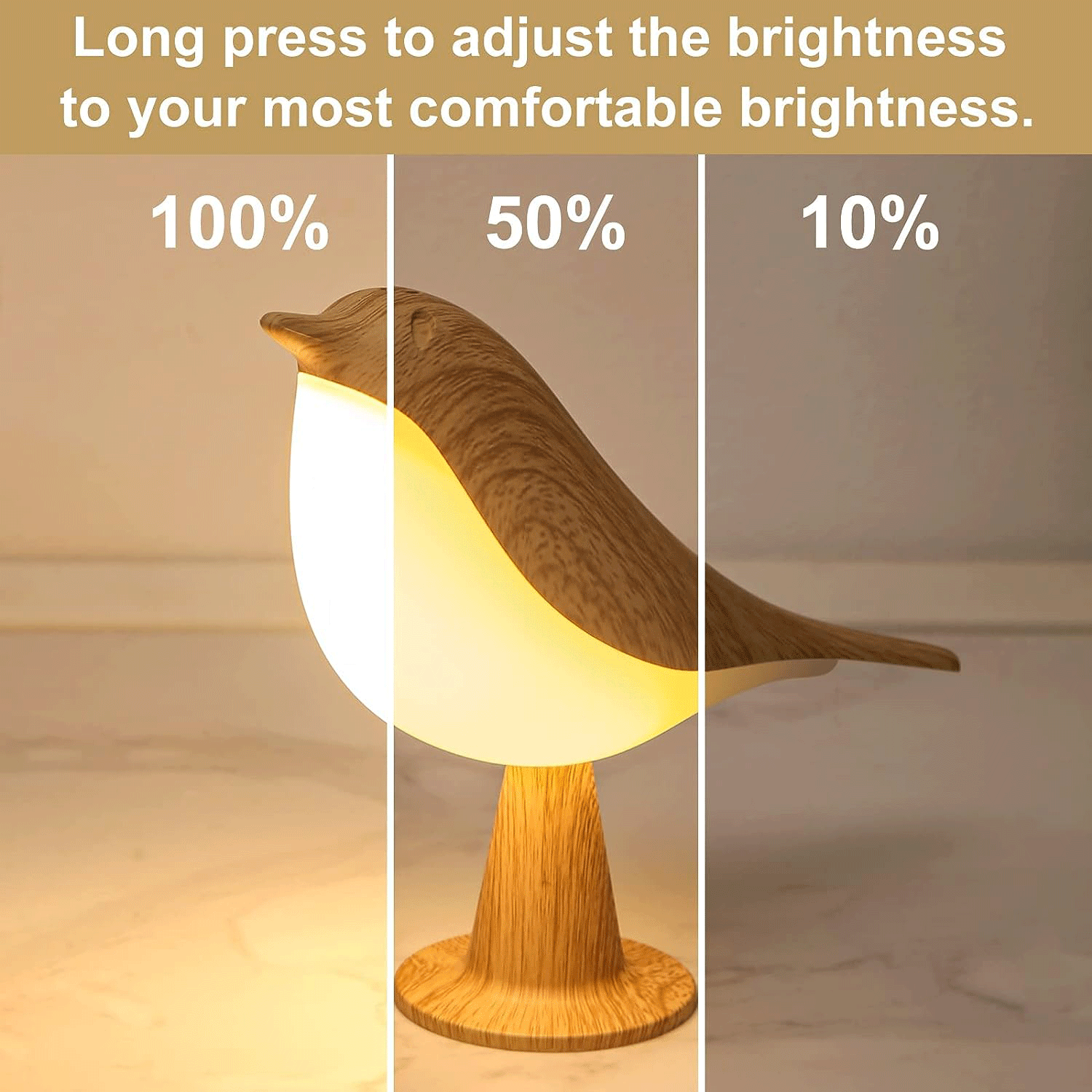 bedrooms decoration baby room adjustable Bird Touch Light 2