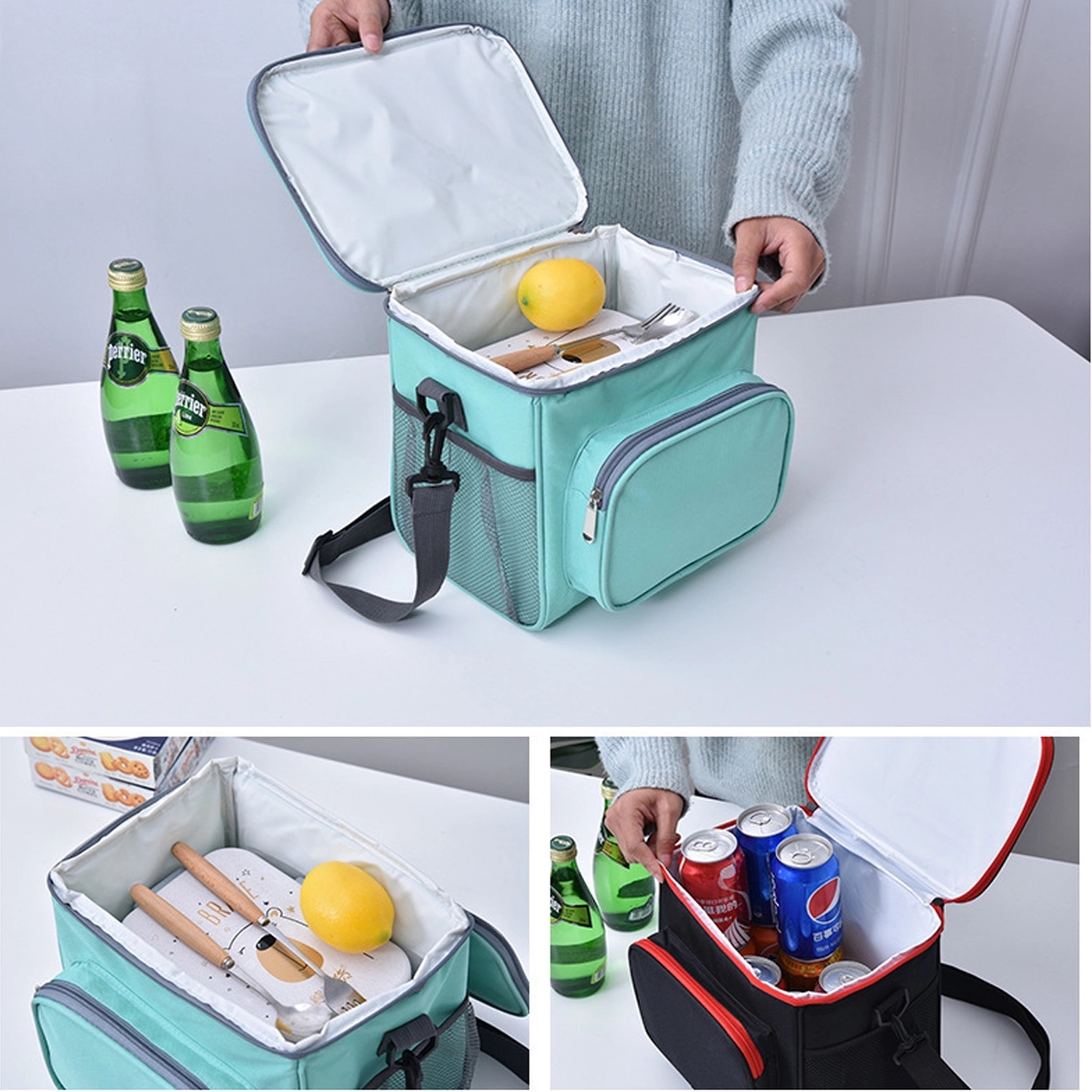 Reusable Insulated Cooler Lunch Bag 3