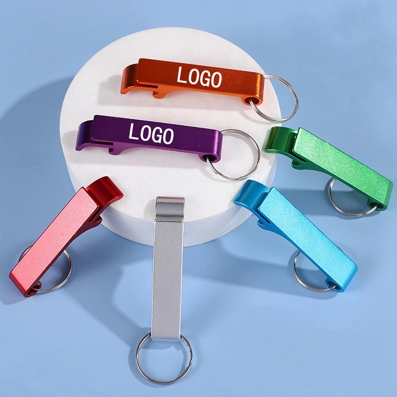 Custom Aluminum Alloy Keychain & Bottle Can Opener 2 in 1 5