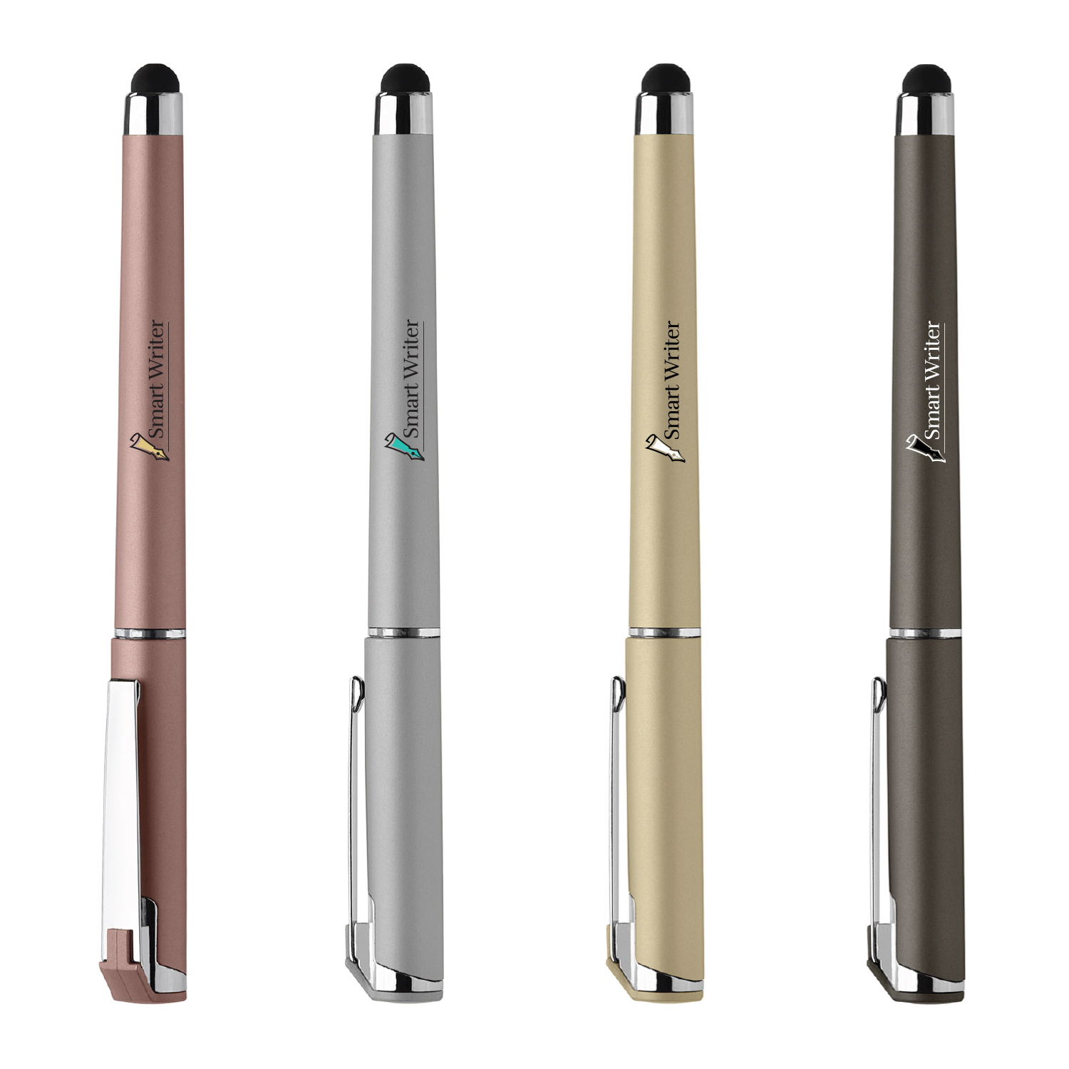 Chief Rose Metallic Plastic Pen (Full Color Imprint) 2