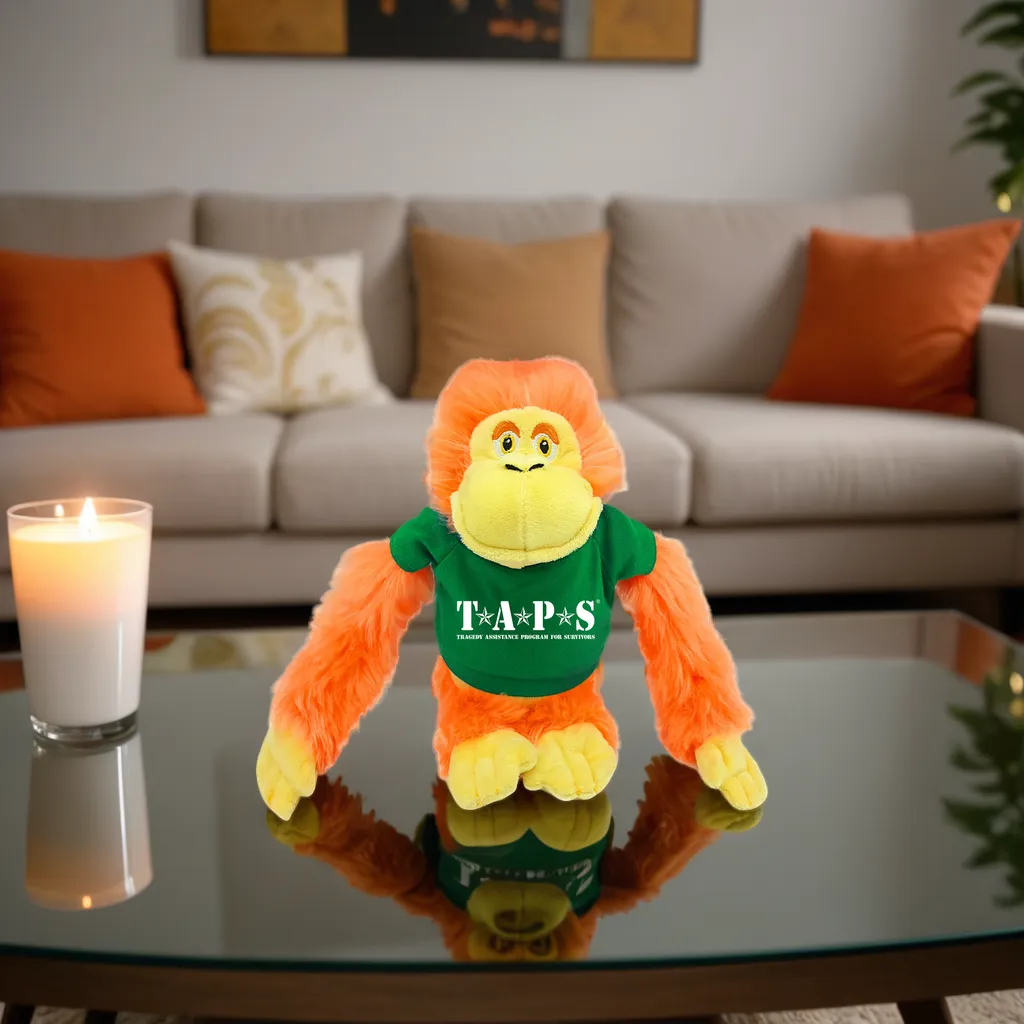 11" Bright Color Orange Gorilla 5