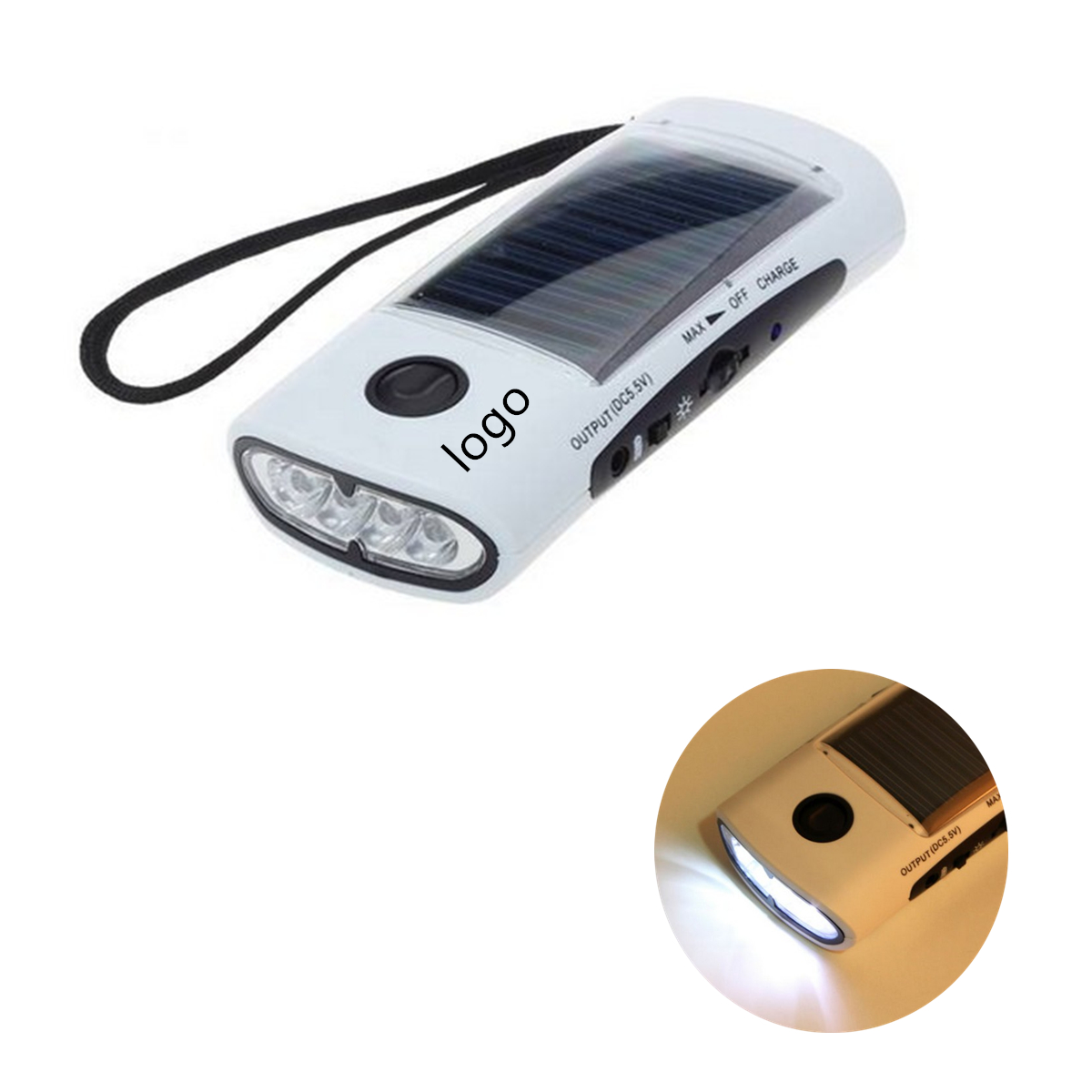 Solar Weather Radio for Emergency with AM/FM, Flashlight 1