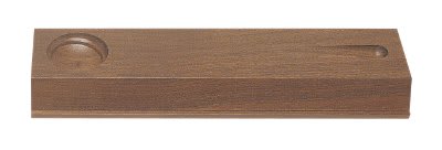 11 1/4" x 3" x 1" Genuine Walnut Gavel Presentation Block for 10" Gavel 1