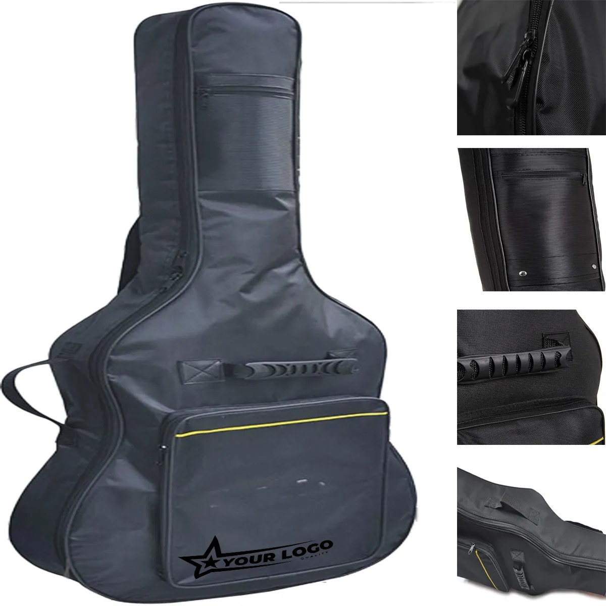 Anti-Broken Acoustic Class Guitar Bag With Pockets Organize 3