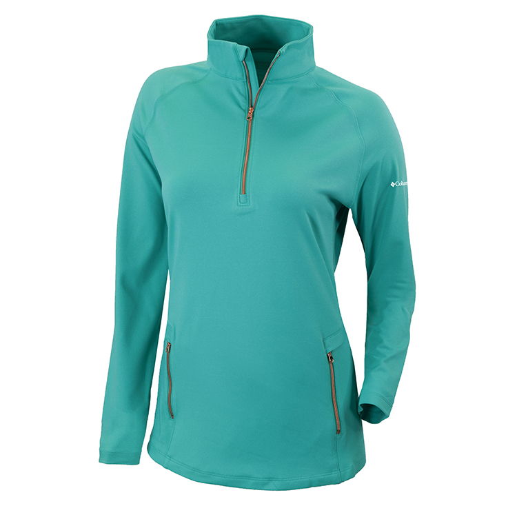 Columbia Ladies Omni-Wick Outward Nine 1/4 Zip 4