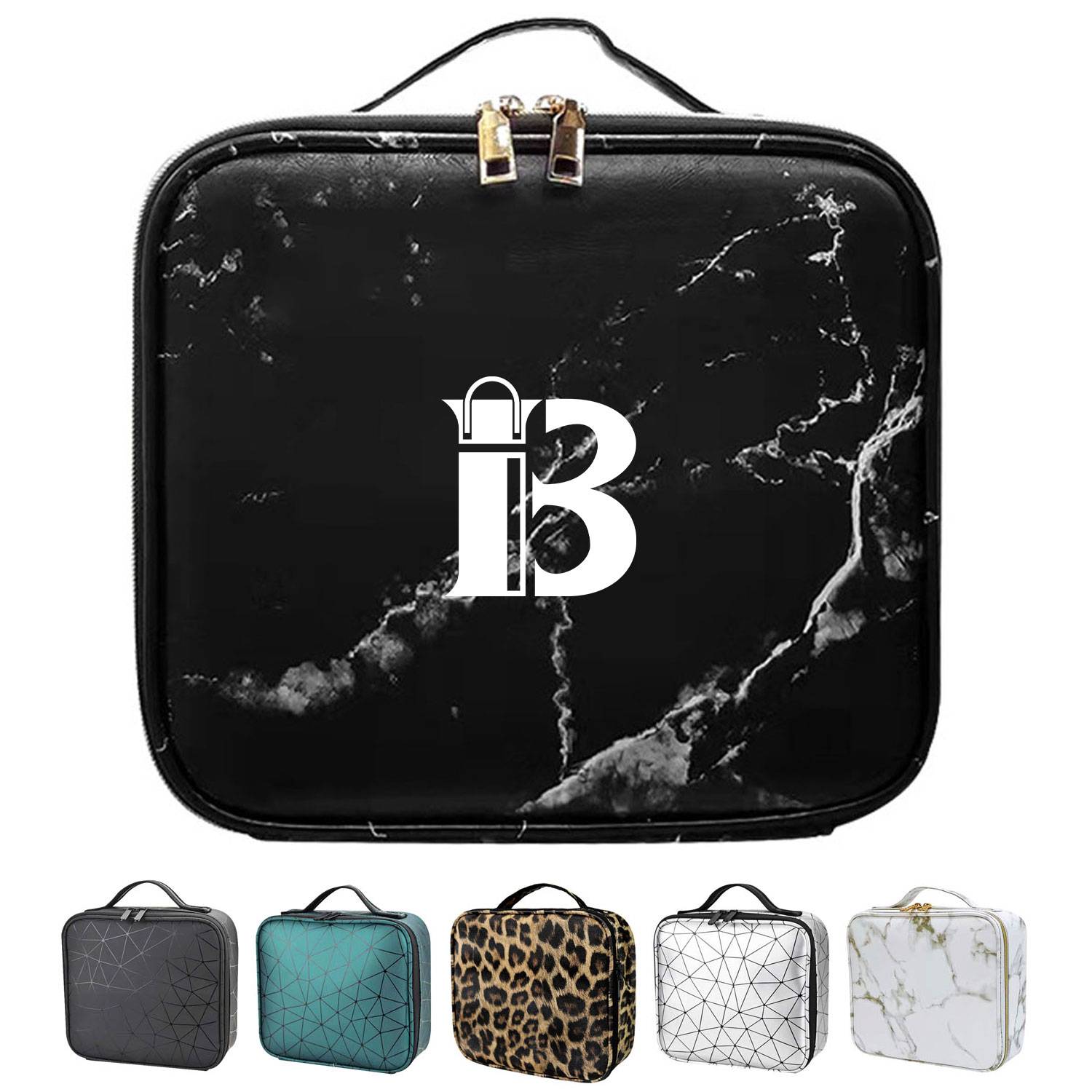 Large Capacity Multi-Compartment Oxford Makeup Bag 1