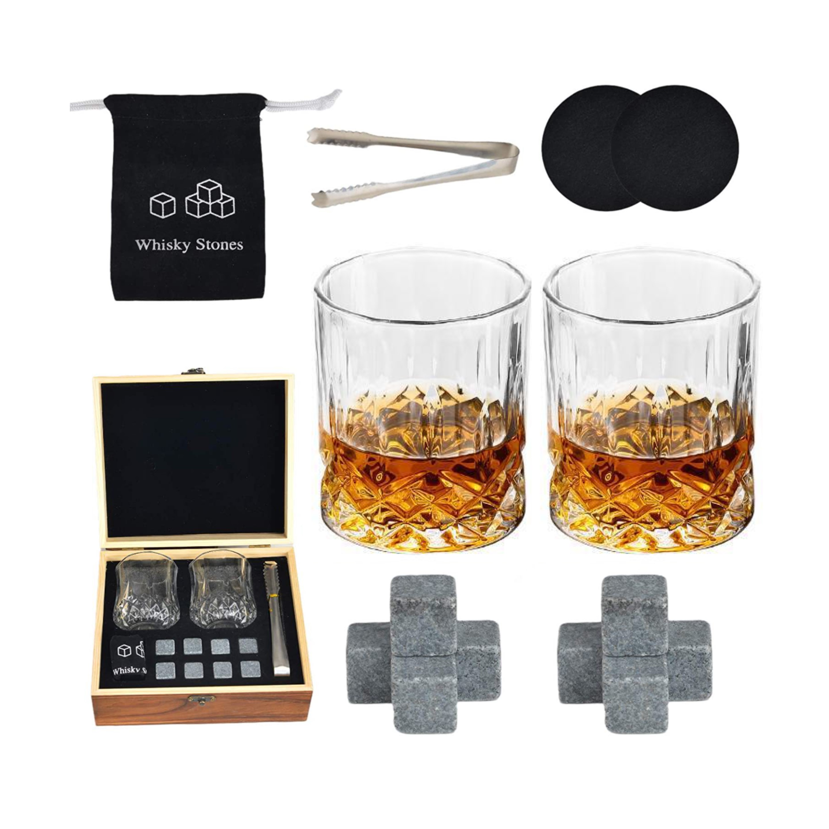 Whiskey Stone & Glasses Gift Set (direct import) 2