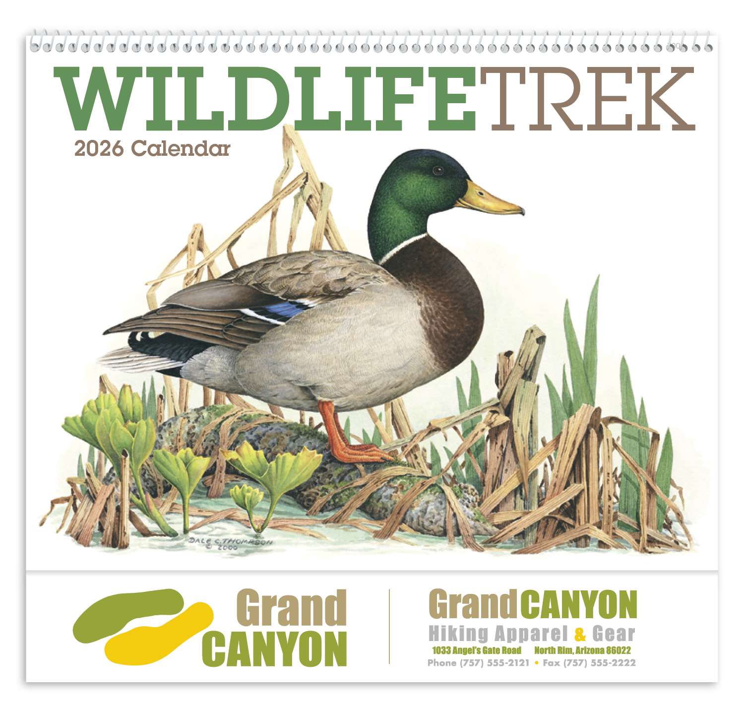 Good Value™ Wildlife Trek - Spiral Calendar 74