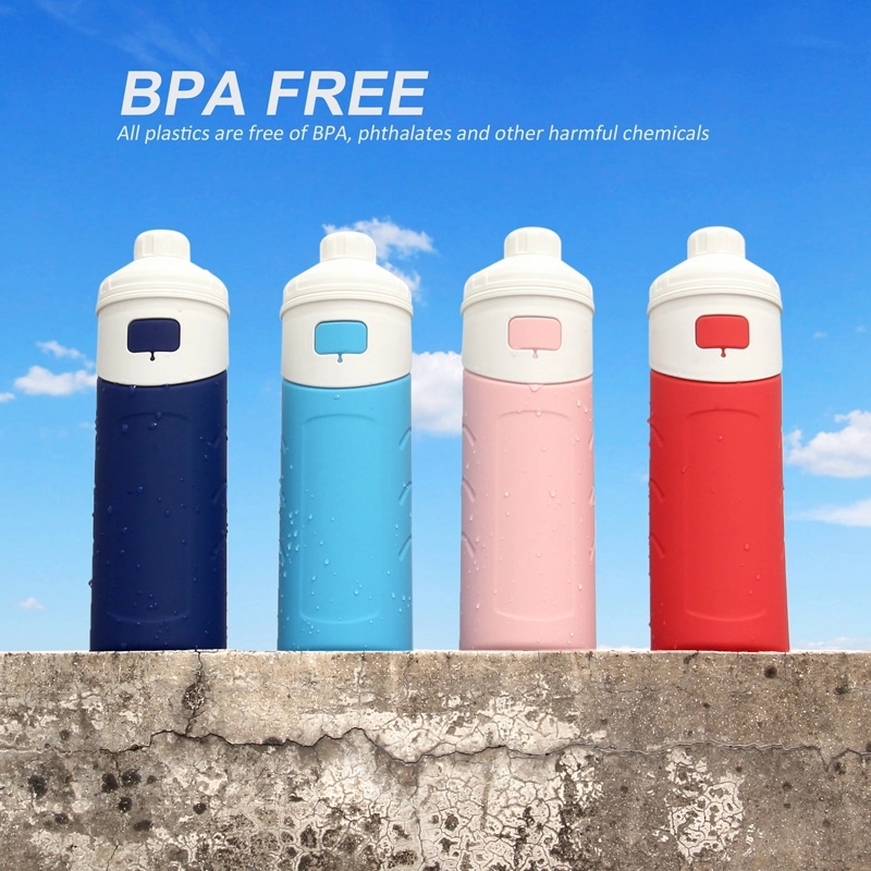 Silicone Insulated Water Bottle Thermos 500ml 7
