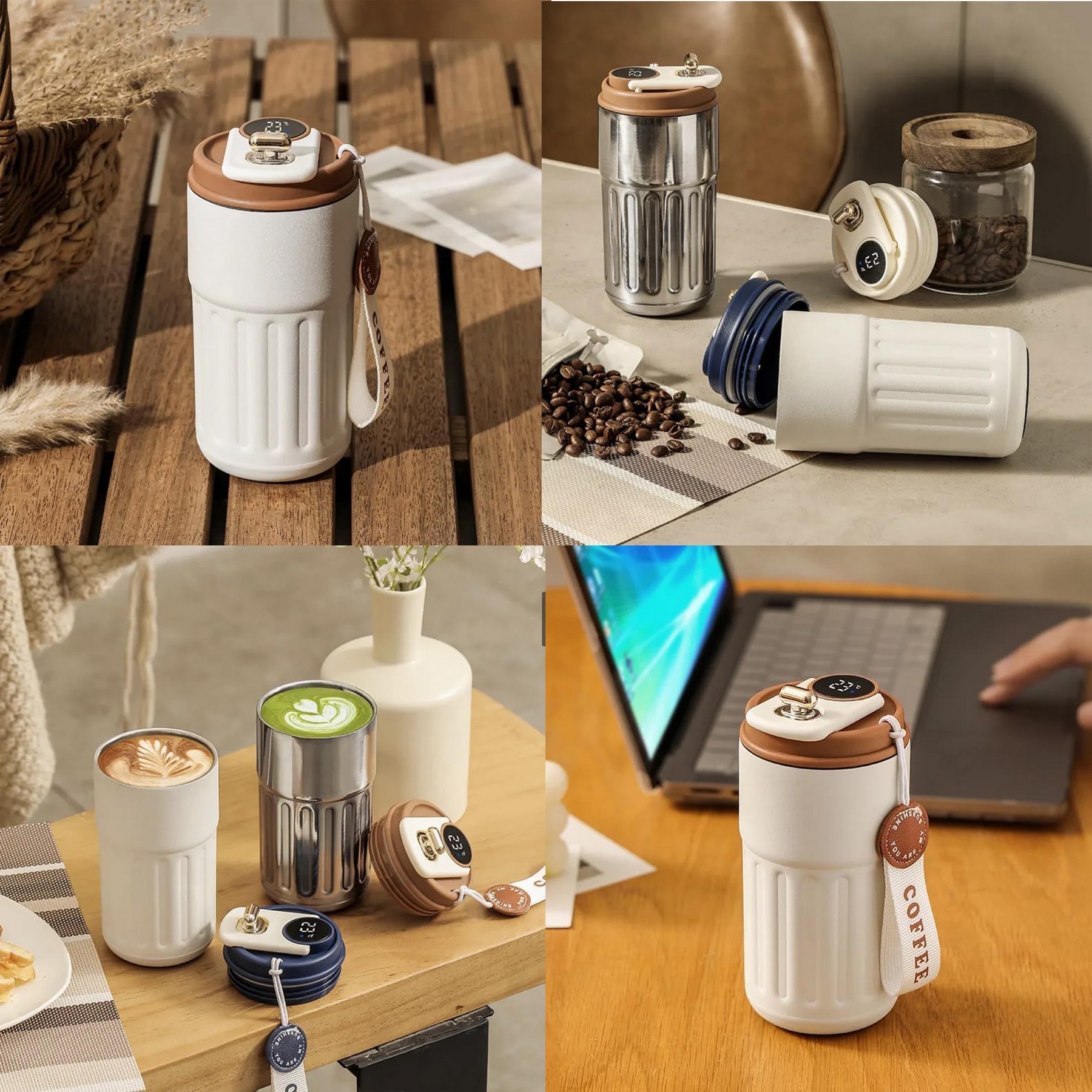15Oz Thermos Coffee Cup With Temperature Display 3